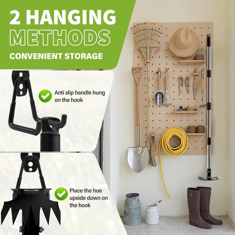 ZONEXCHIC wall mount hook included for compact tool storage