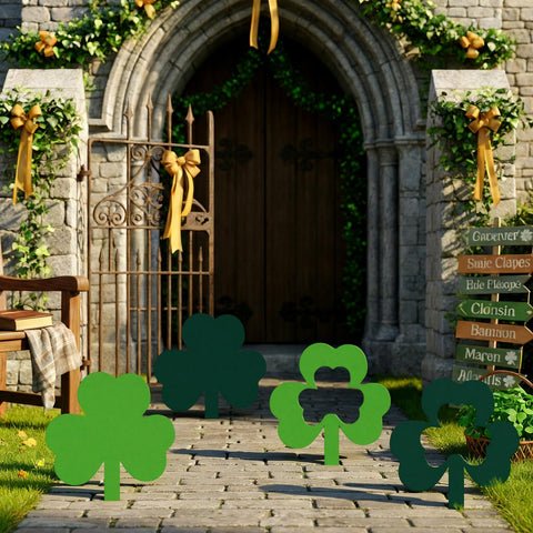 Zonon eye-catching lawn signs invite guests to celebrate together.