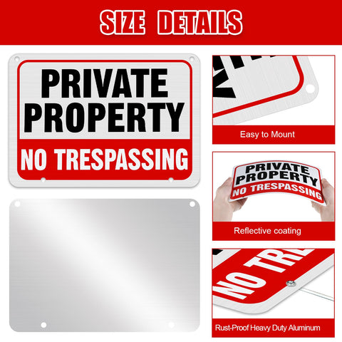 Zonon reflective metal sign improves daytime and nighttime visibility.