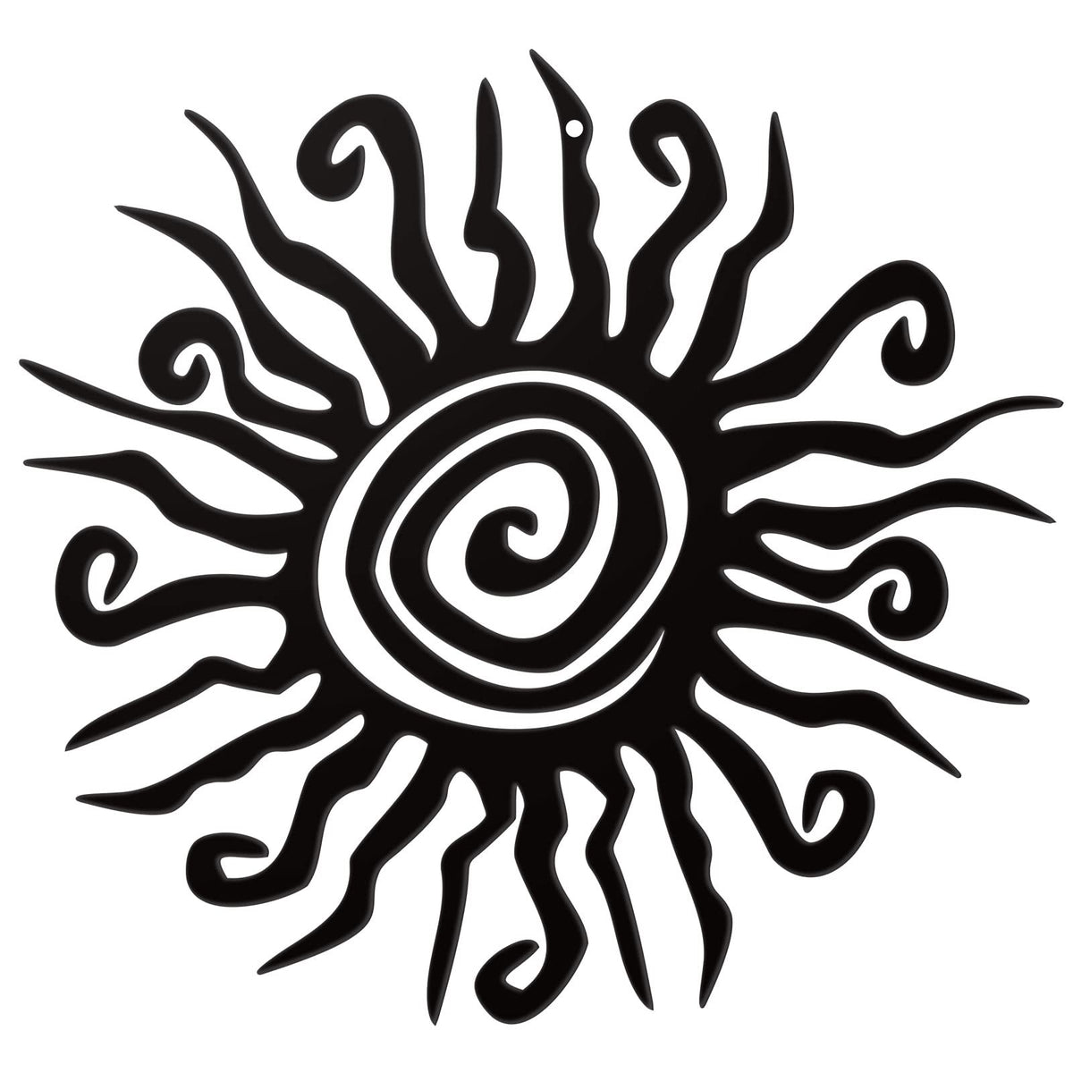 Zonon sun metal wall art adds warm outdoor charm on walls.