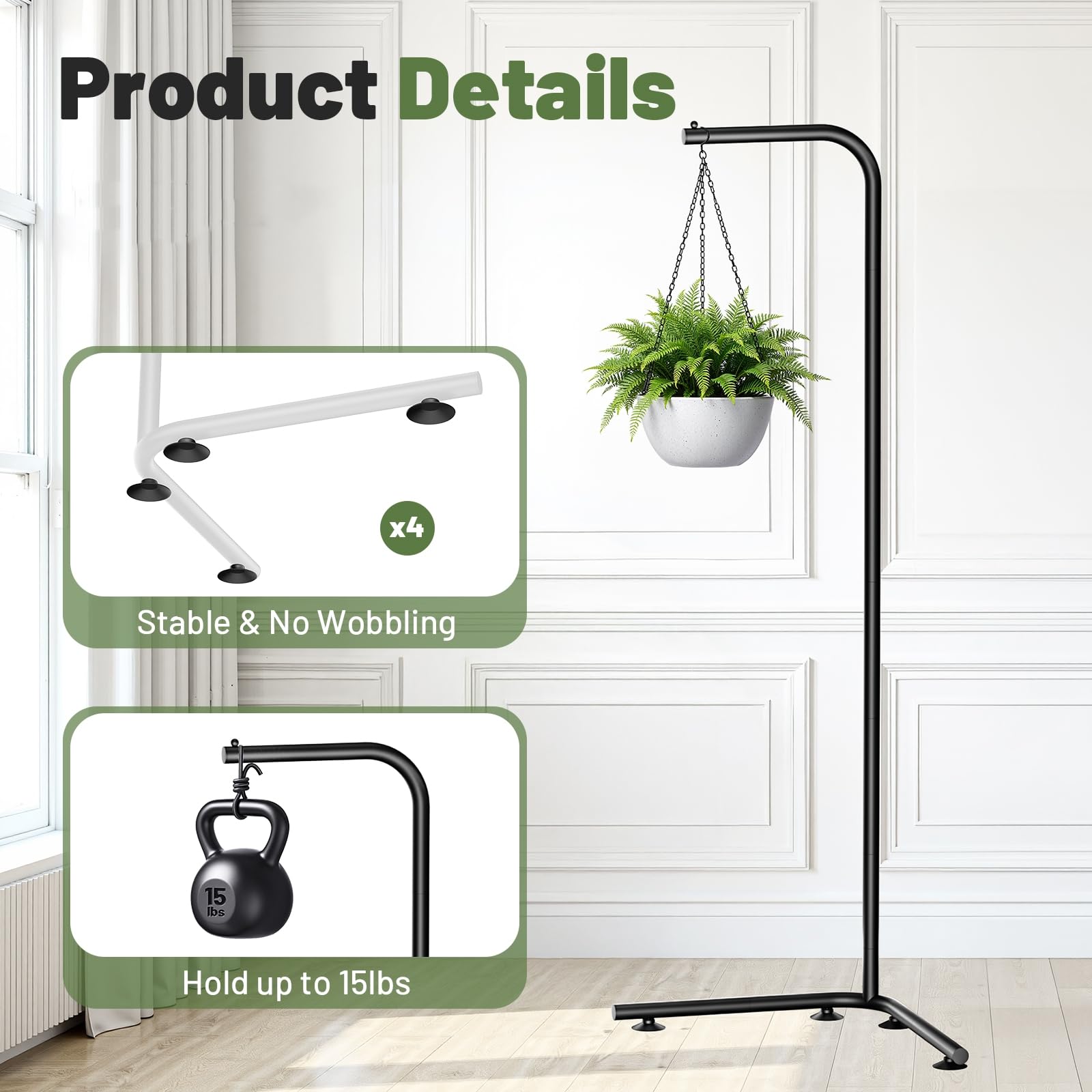 Zononoca versatile decor stand supports seasonal arrangements with easy repositioning