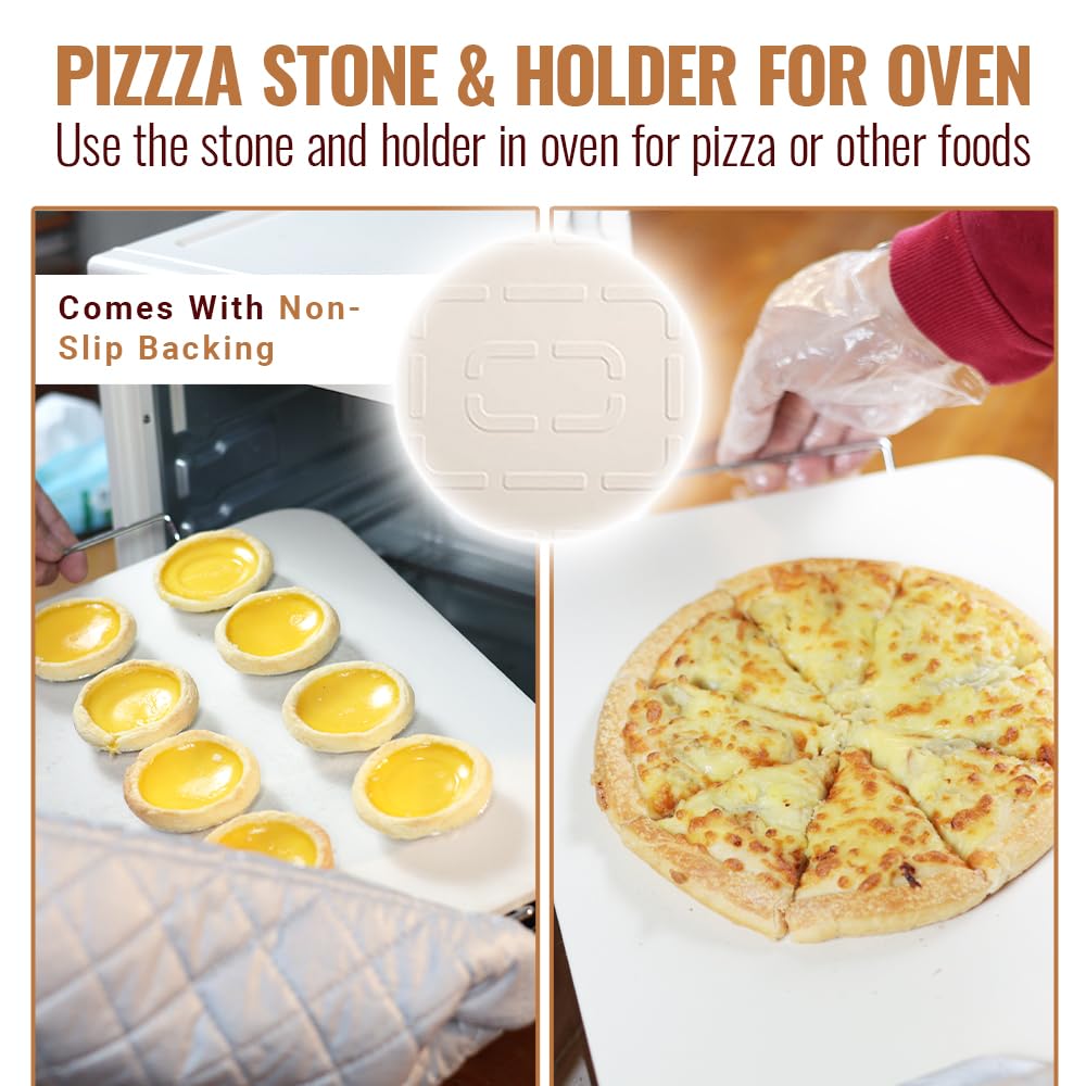 ZONZEST pizza server helps steady serving of hot slices