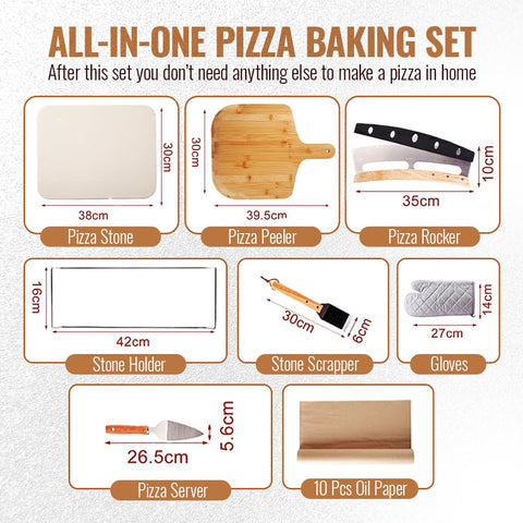 ZONZEST stone handle on the pizza stone for safe handling