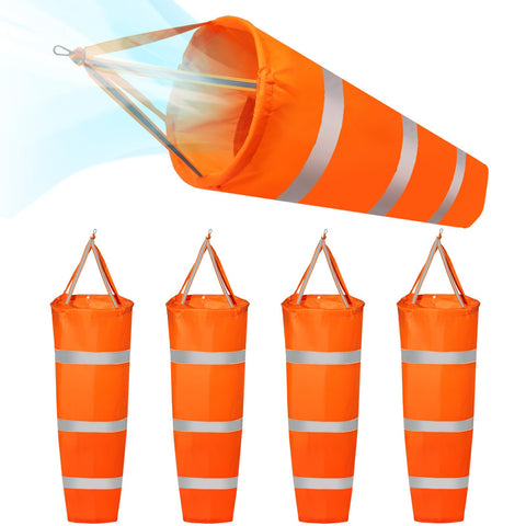 Outdoor hanging setup for ZOOFOX windsocks without poles or stands