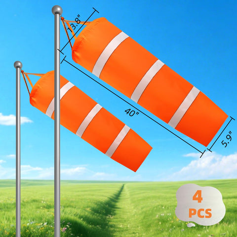Swivel clip on ZOOFOX windsock for easy hanging on a high spot