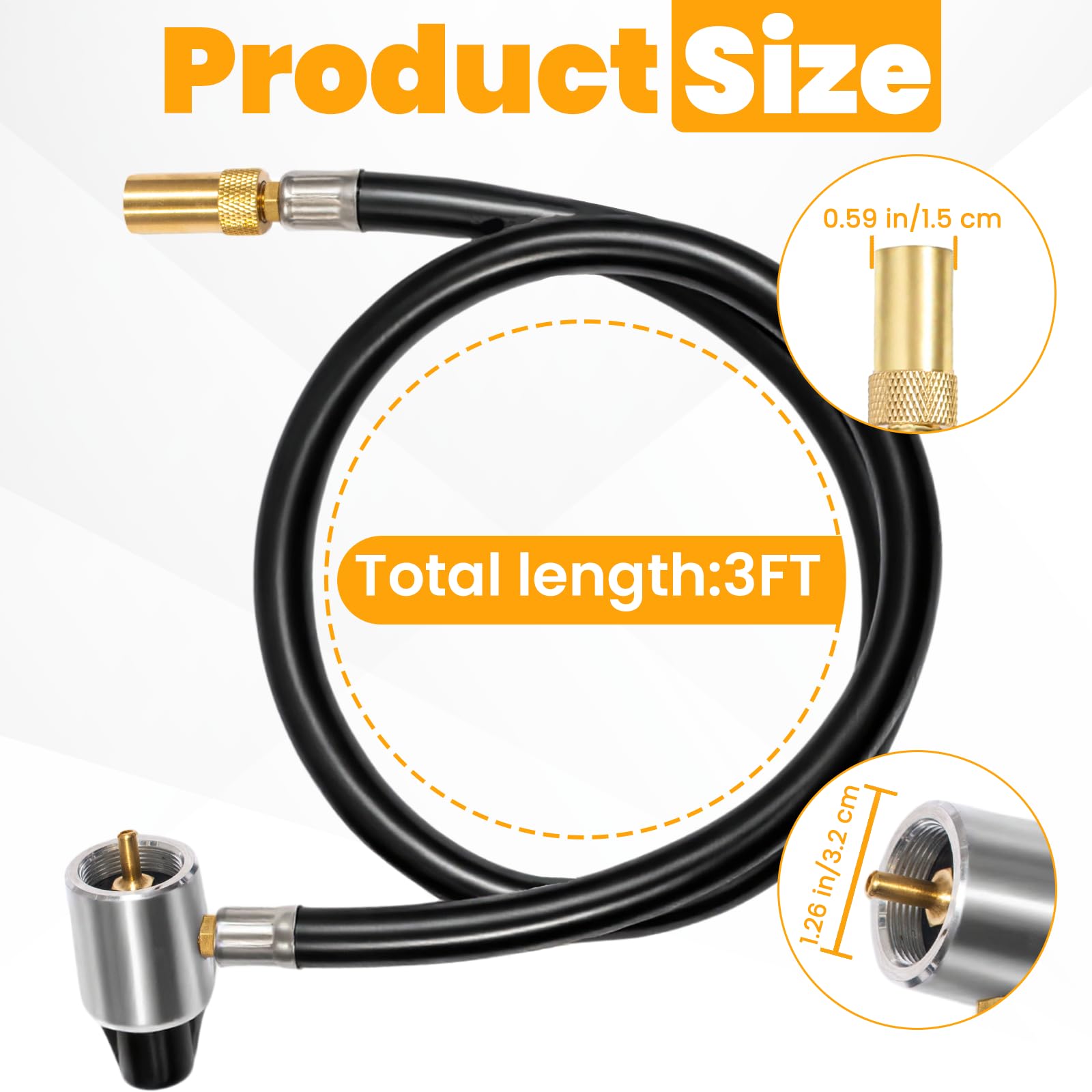 Zookpr brass connector ensures leak-proof hose connections for camping