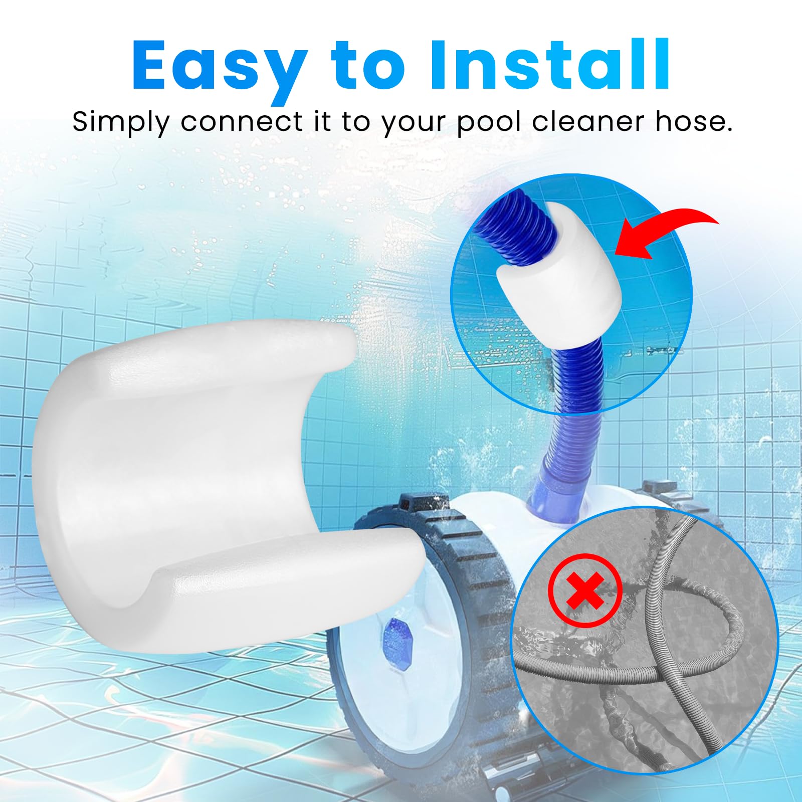 Zookpr PVX280PK2 pack installs quickly and fits 2- or 4-wheel hoses.