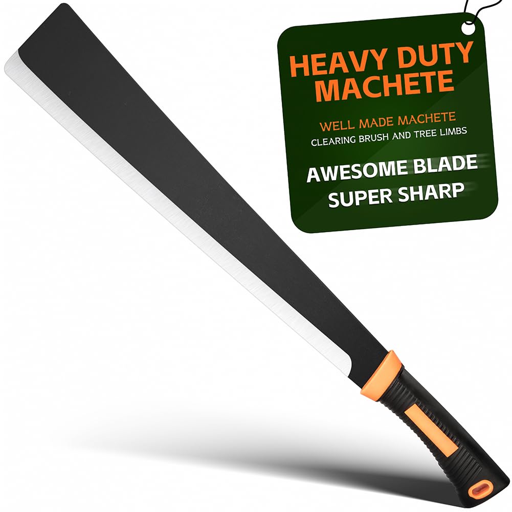 ZoomLZ Billhook Sickle Machete 20in blade for heavy-duty yard work.