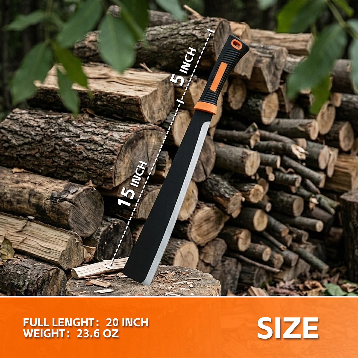 ZoomLZ Machete package shows sturdy iron components included.