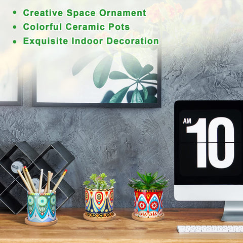 Zopeal planters enhance desk, shelf, and windowsill decor with festive flair.