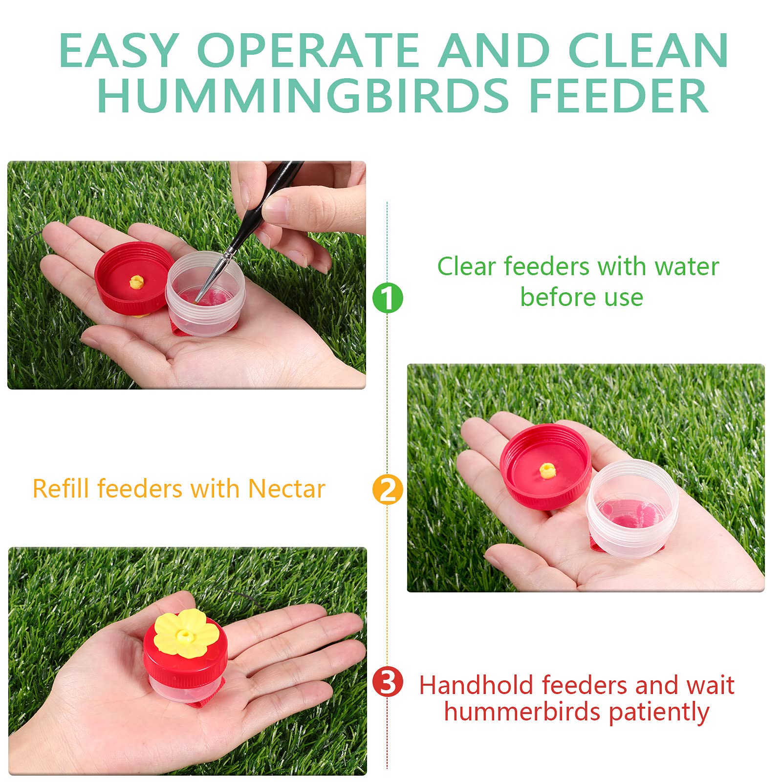 Zopeal mini feeder close-up edge is smooth for safe wear