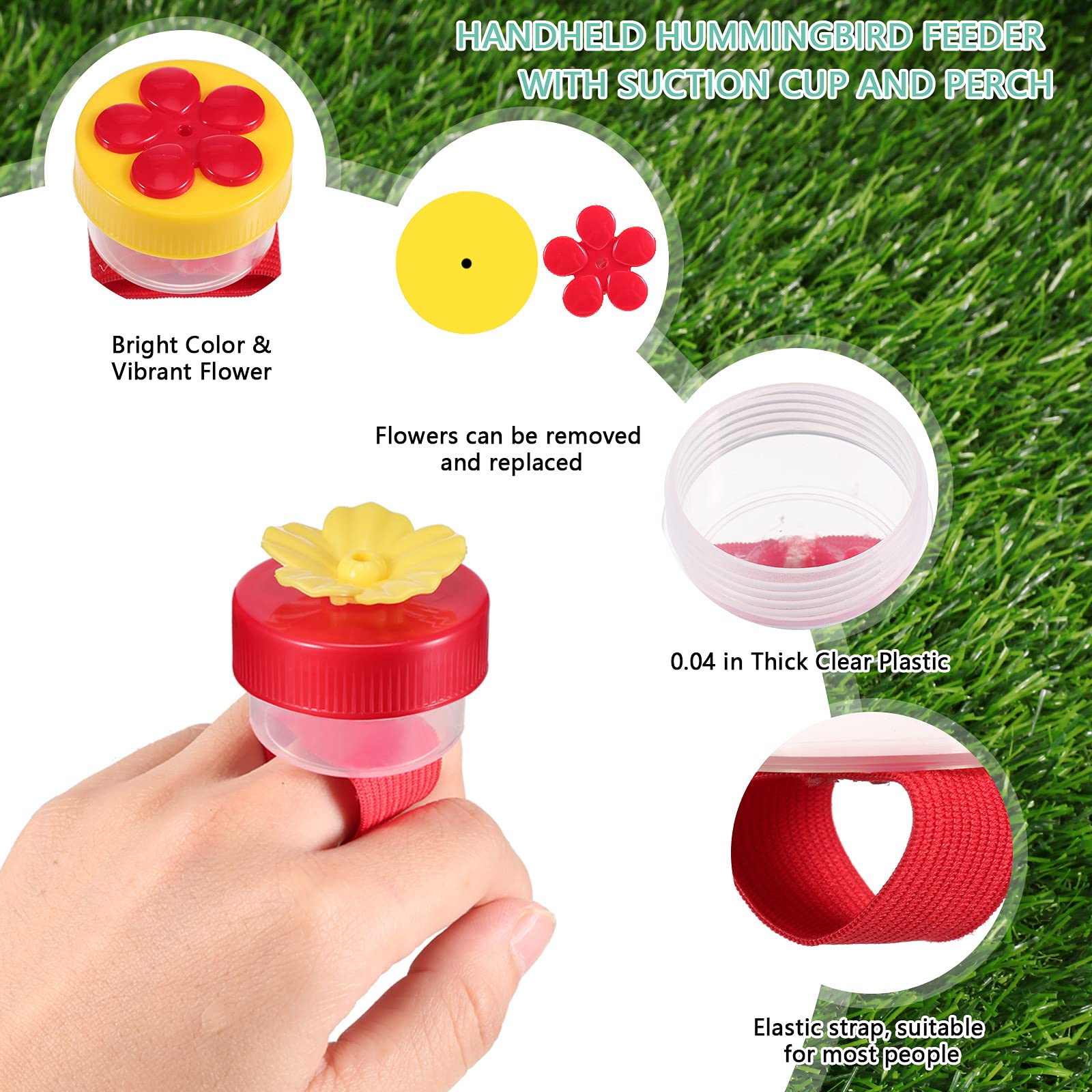 Zopeal hand feeder with adjustable strap for comfortable outdoor feeding