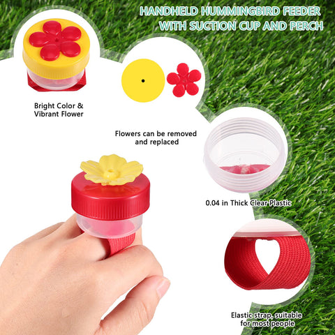 Zopeal hand feeder with adjustable strap for comfortable outdoor feeding
