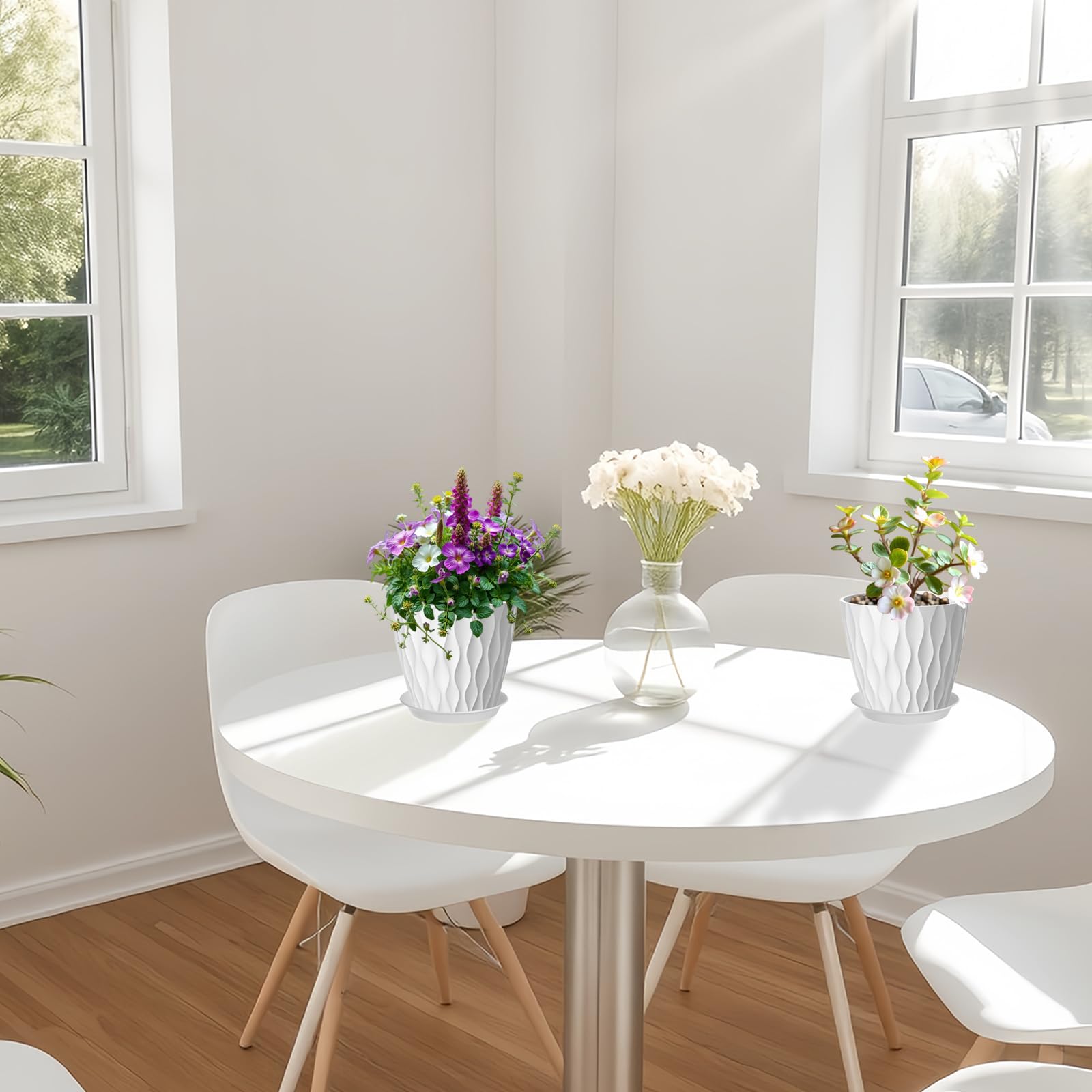 Zople compact 5-inch pot fits small spaces like windowsills