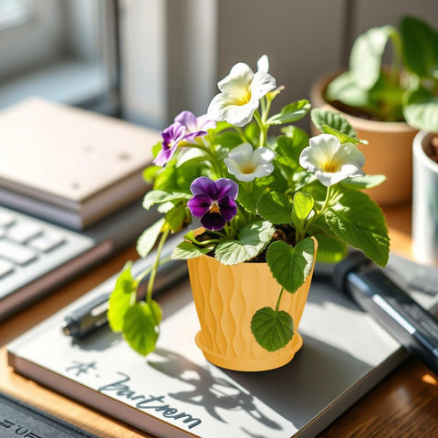 Zople eco-friendly polypropylene pots resist cracking in sun