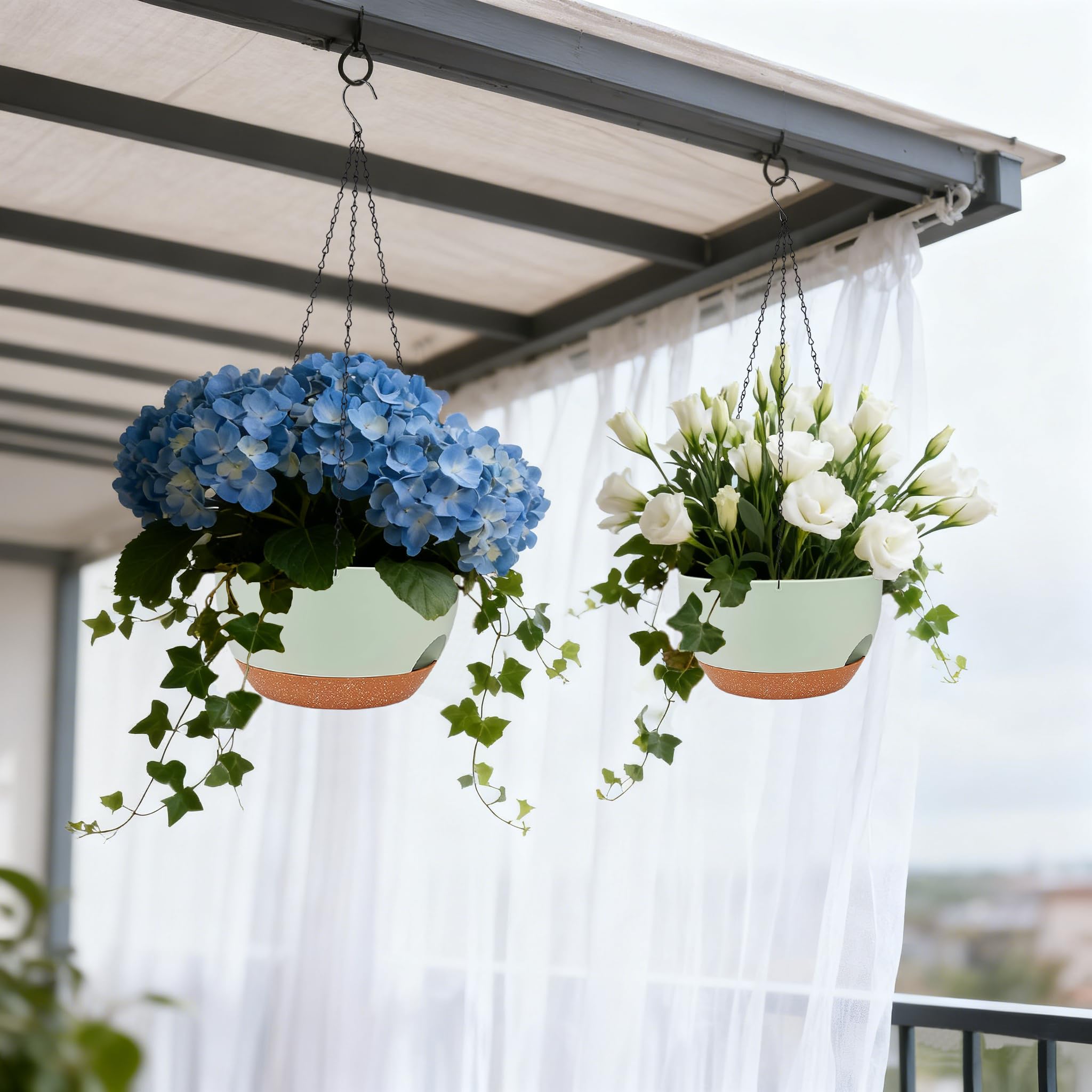 Zople indoor-outdoor versatility shown on balcony setup