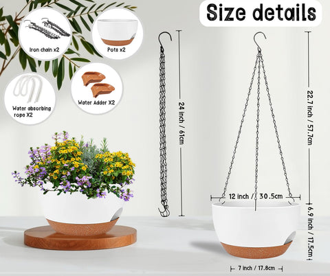 Zople indoor-outdoor planter is UV and frost resistant for year-round use.