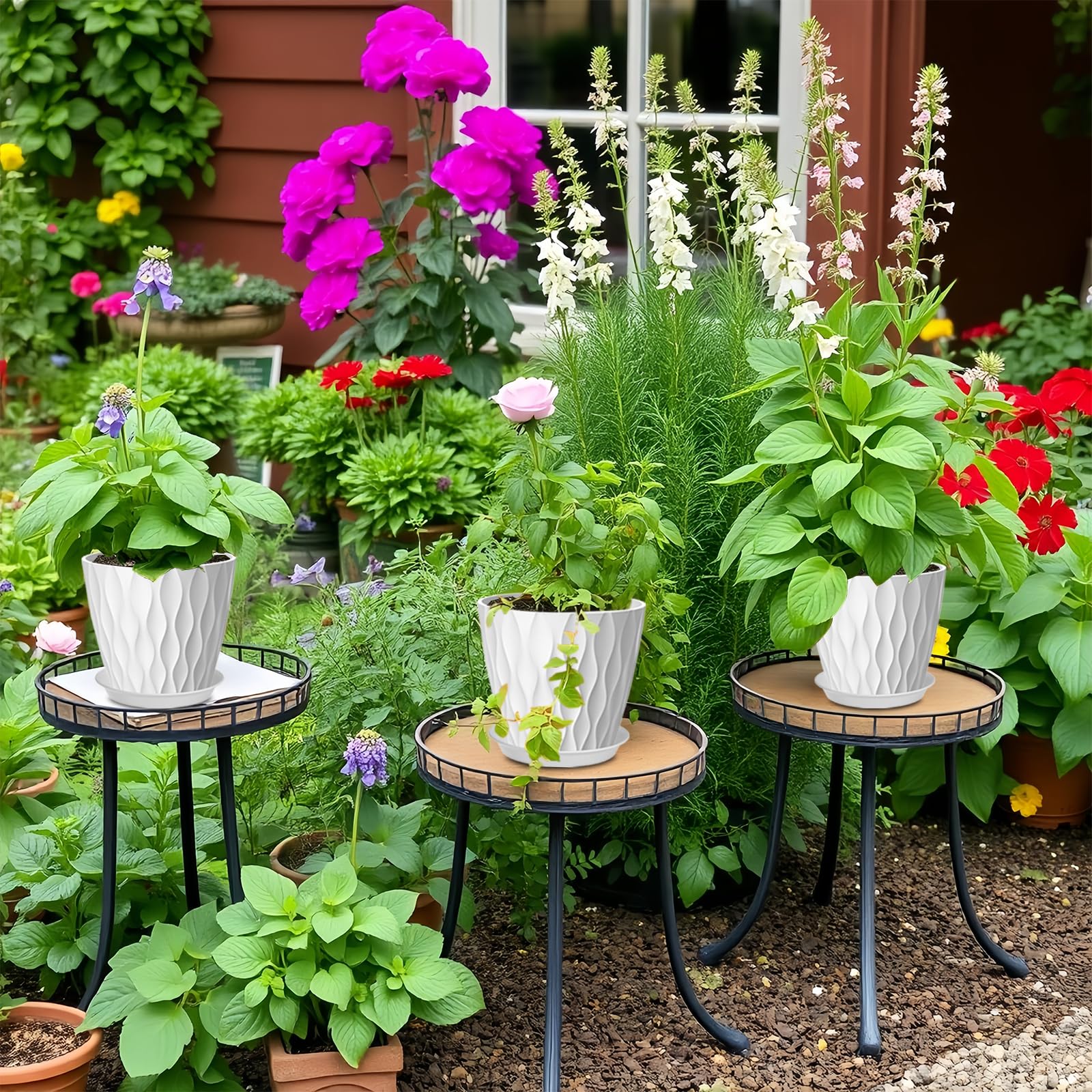 Zople indoor-outdoor compatible pot offers versatile placement options