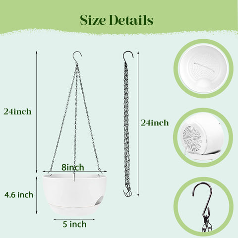 Zople planter reservoir and cotton rope enable steady moisture for thriving plants during busy weeks.