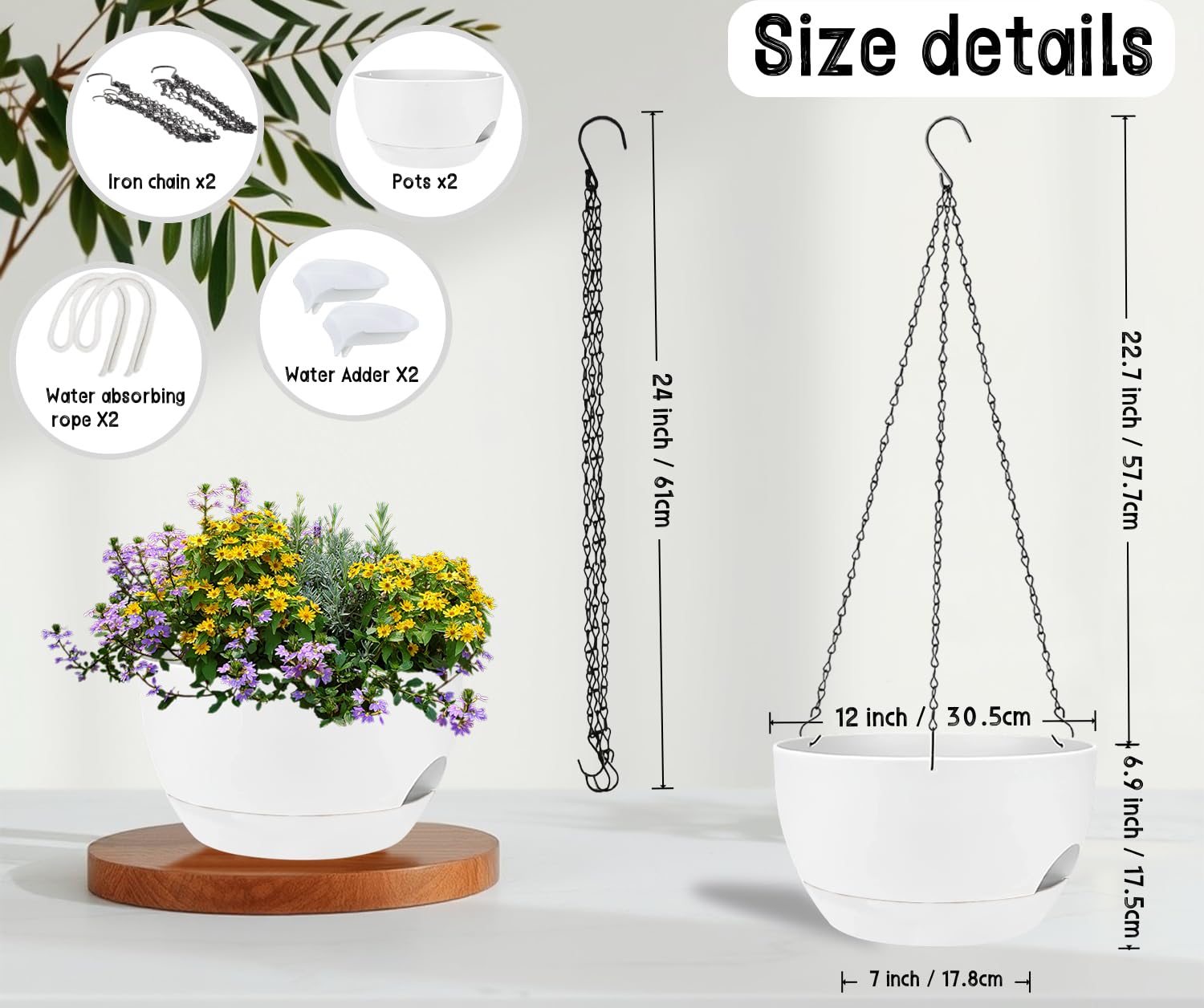Zople ready-to-use hanging kit with smooth matte finish for quick setup.