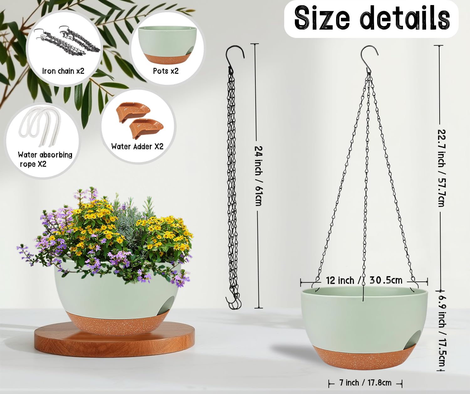 Zople water dispenser simplifies refilling while keeping roots moist
