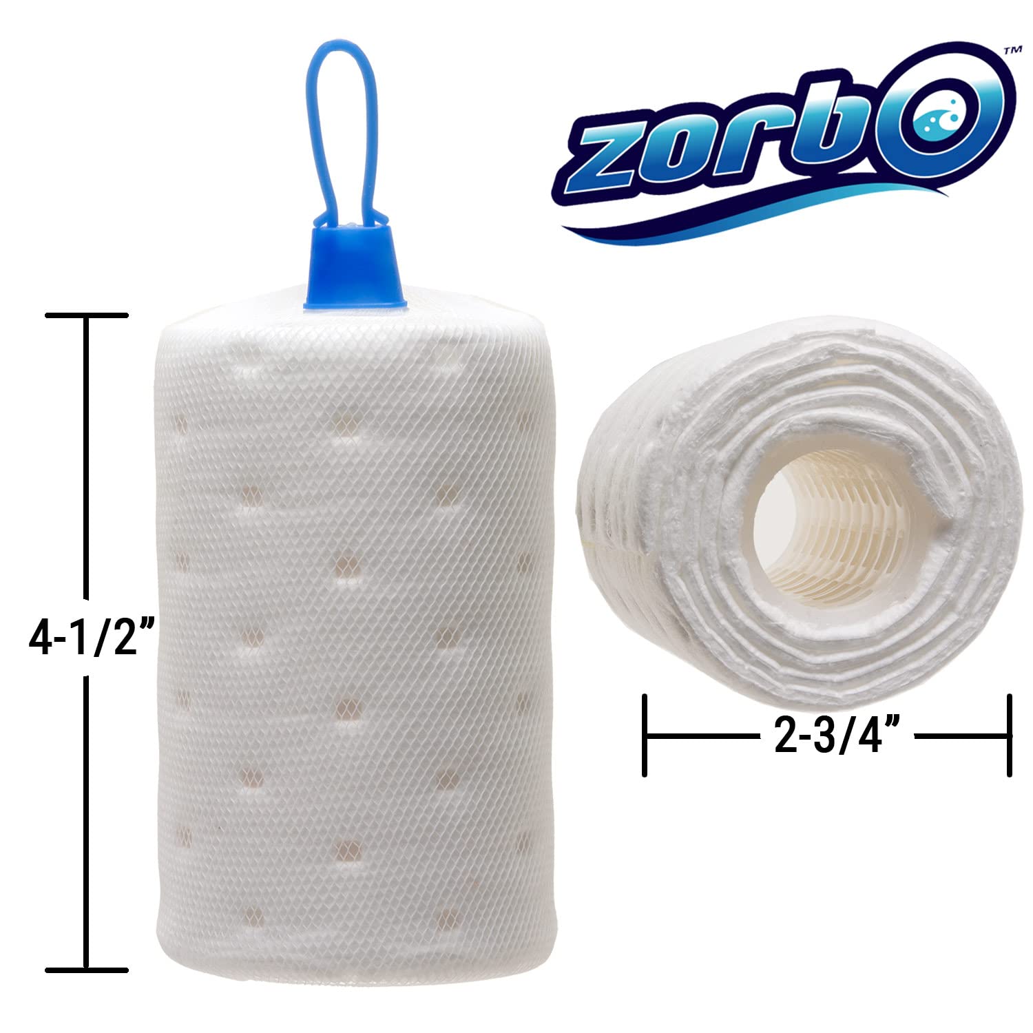 Zorbo absorber in use during a spa session maintains surface clarity