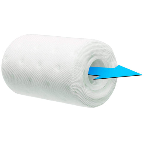 Zorbo oil scum absorber demonstrates two-pack setup for continuous spa cleanliness