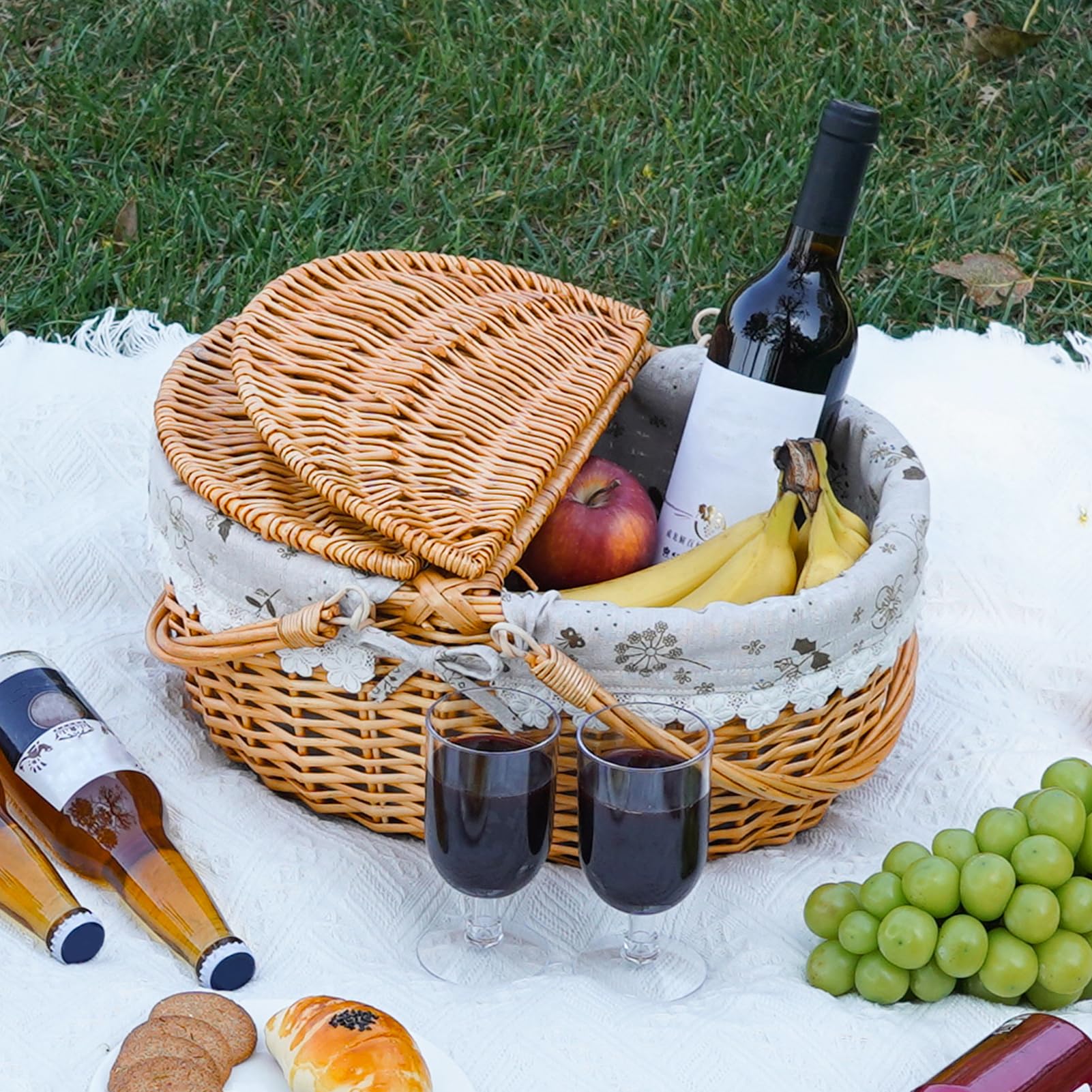 ZORMY basket with removable cotton liner for hassle-free cleaning