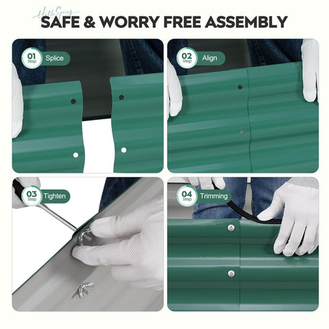 ZORMY quick assembly guides you to start planting quickly.