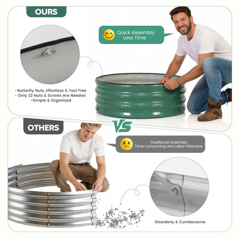 ZORMY safety edges protect kids and pets during family gardening.