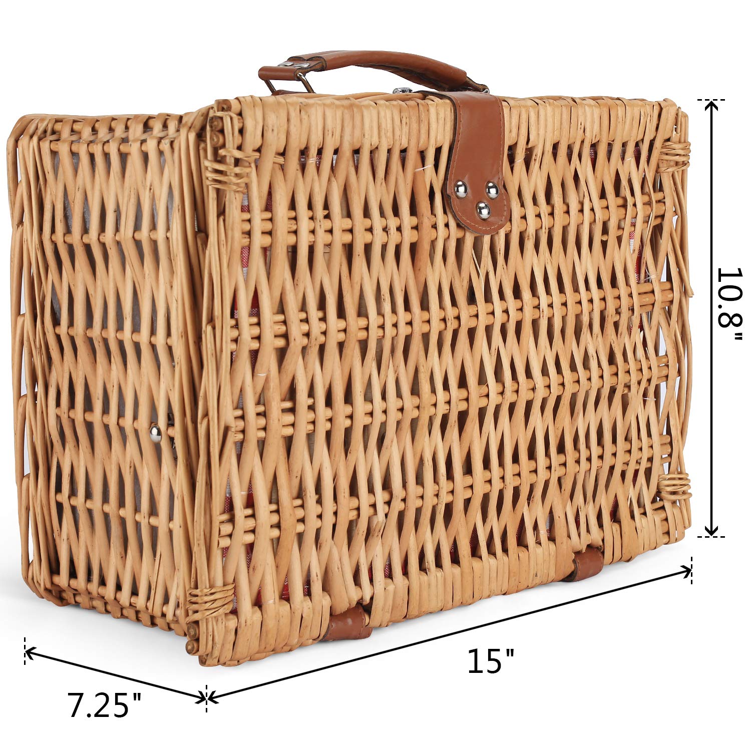 ZORMY wicker basket makes a romantic gift for anniversaries
