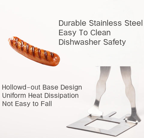 Zorythm funny BBQ hot dog holder boosts social vibes around the grill.