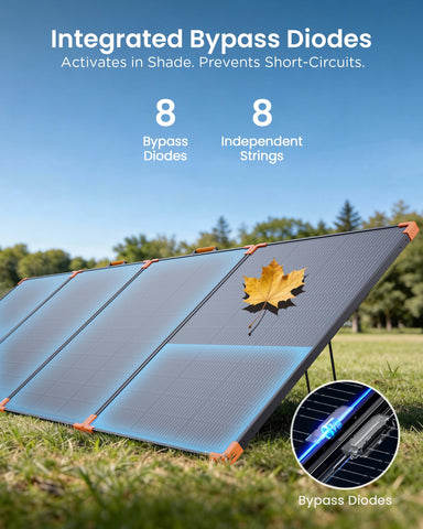 ZOUPW 350W unit with magnetic handle for easy deployment during camping