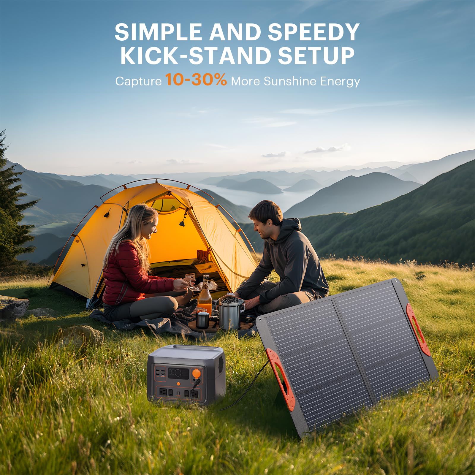 ZOUPW complete solar kit includes panel, cable, and manual