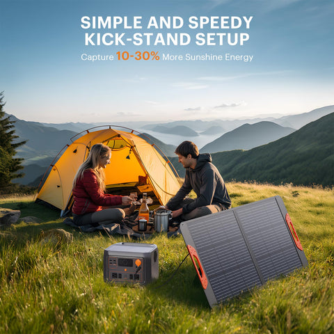 ZOUPW complete solar kit includes panel, cable, and manual