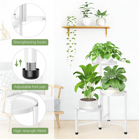 ZOXILEN 30 inch tall plant rack with sturdy support
