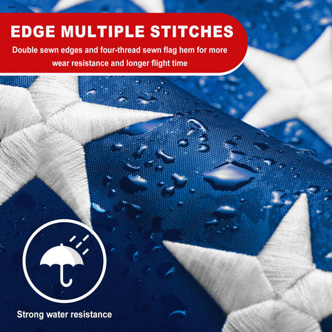 ZoYaone 5x8 flag ideal for car travel and portable patriotism