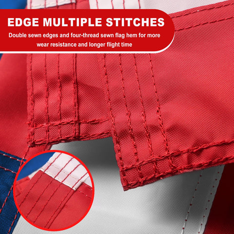 ZoYaone flag with reinforced double-stitched edges for longevity