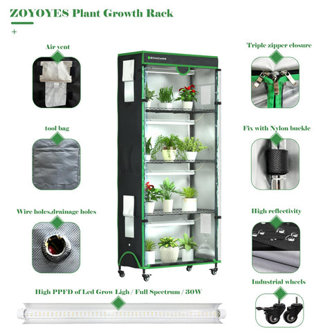 ZOYOYES reflective interior boosts light efficiency for healthier growth
