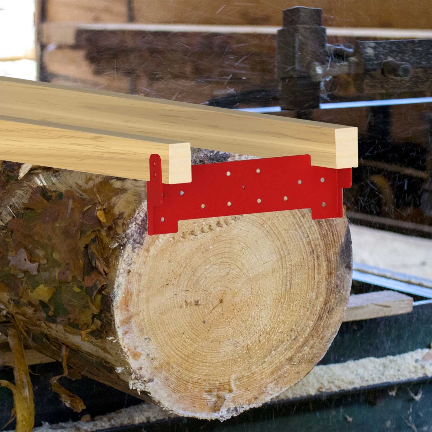 Zozen brackets with level ensure precise alignment for straight cuts