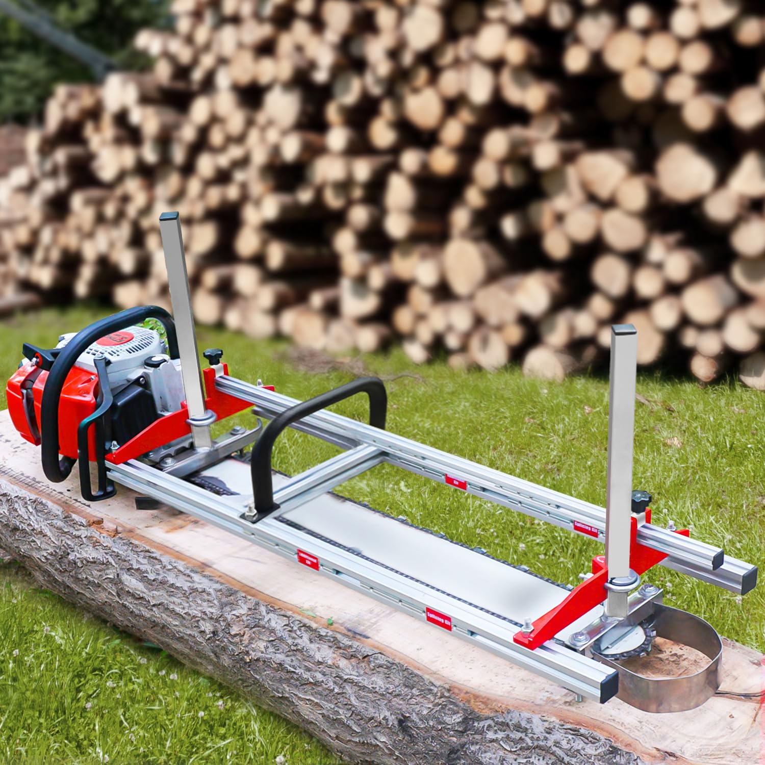 Zozen Chainsaw Mill portable and lightweight for remote site milling.