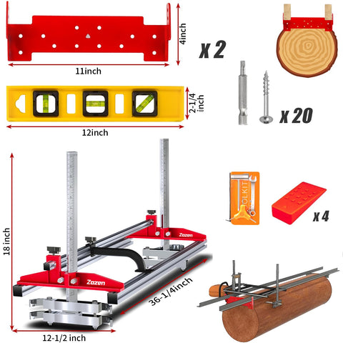 Zozen lumber cutting action demonstrating on-site timber processing
