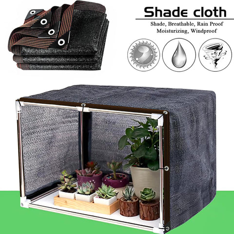 ZOZIJIU garden shade cloth mesh promotes airflow while protecting plants from sun.
