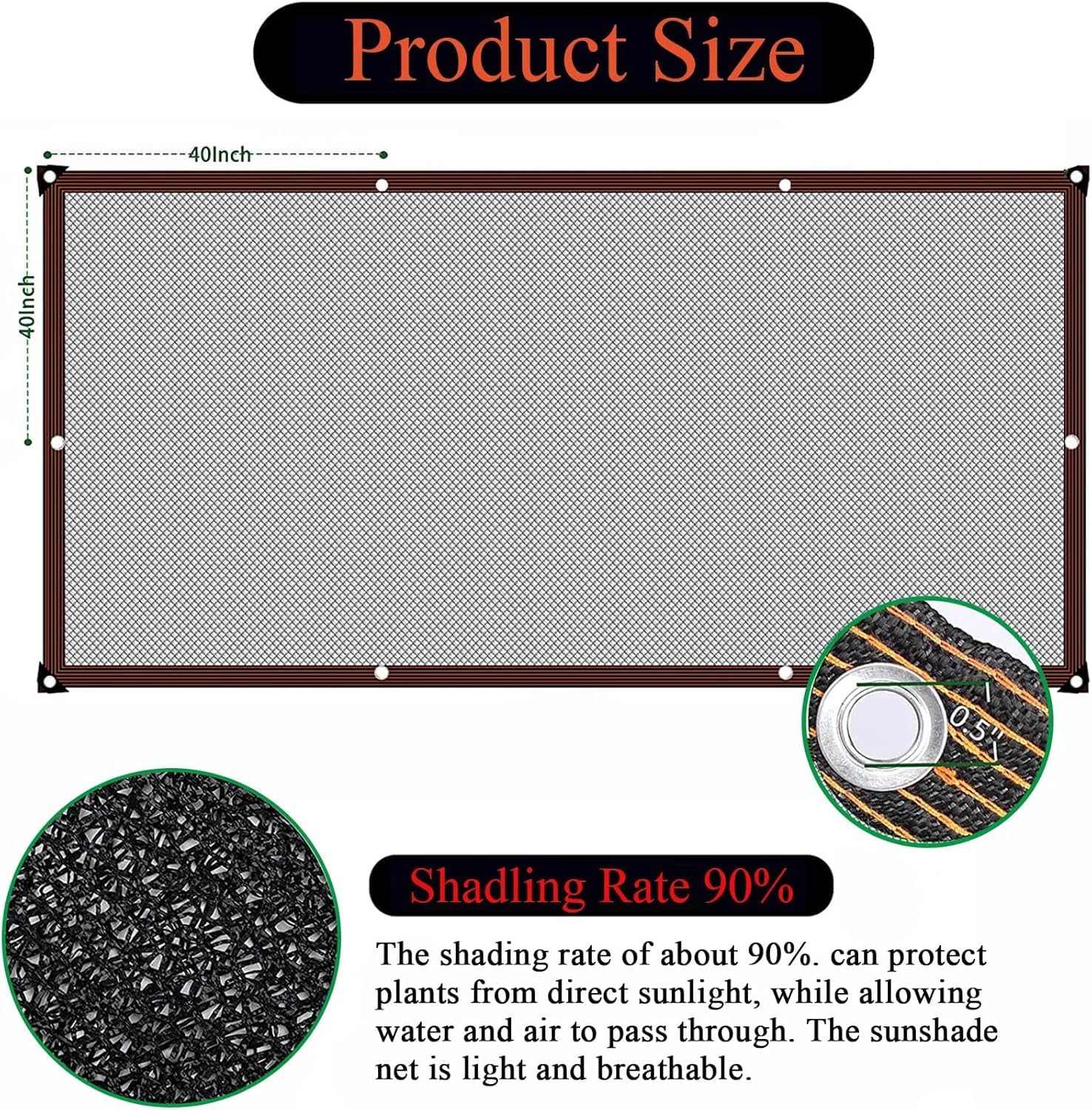 ZOZIJIU greenhouse shade helps manage sunlight for healthy seedlings.