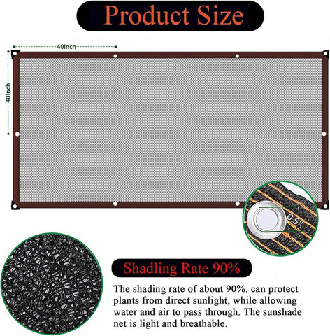 ZOZIJIU greenhouse shade helps manage sunlight for healthy seedlings.