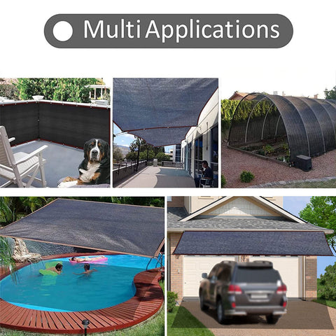 ZOZIJIU easy install shade fabric for greenhouses and pergolas.