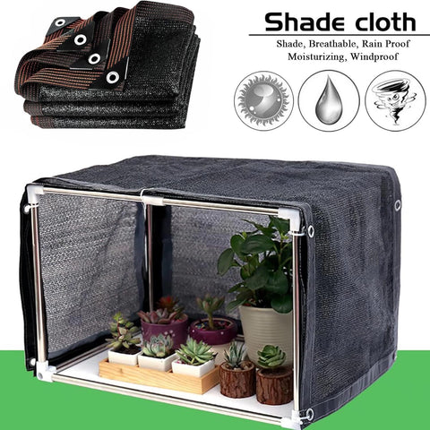 ZOZIJIU shade cloth with reinforced grommets for easy hanging and durability.