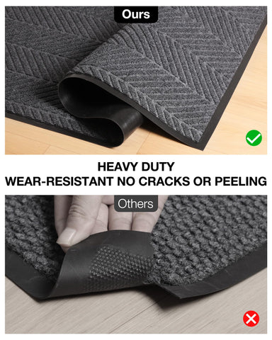 ZPAI easy-clean front mat simplifies maintenance after muddy days.