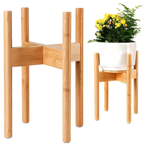 ZPirates plant stand adjustable sideways width for 8–12 inch pots