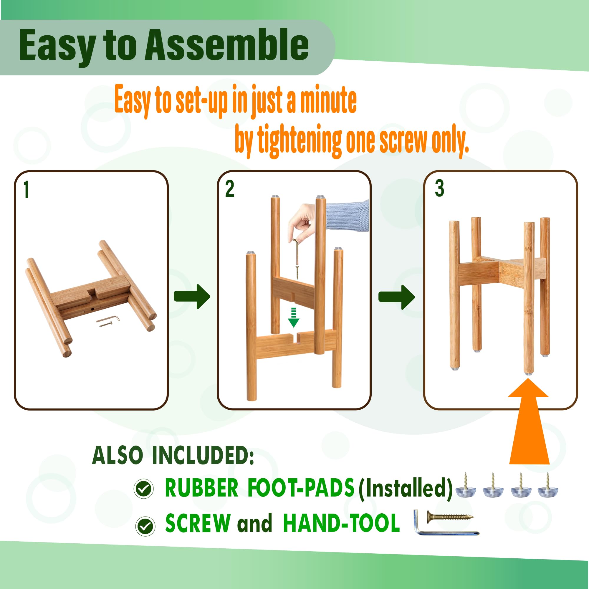ZPirates plant stand enables easy assembly in minutes